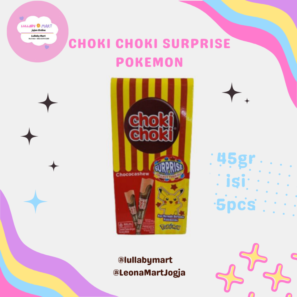 

choki choki pokemon surprise 45g