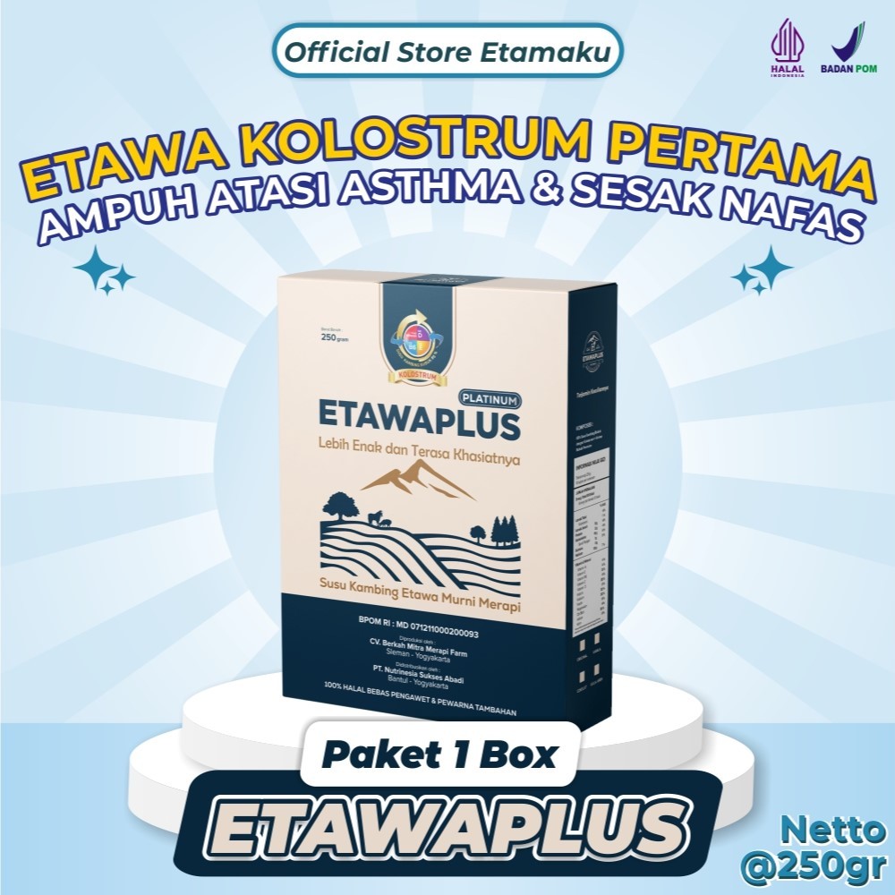 ETAWAPLUS PLATINUM KOLOSTRUM/ SUSU KAMBING ETAWA  / ETAWA / PLATINUM / ETAWAKU PLATINUM / SUSU PENIN