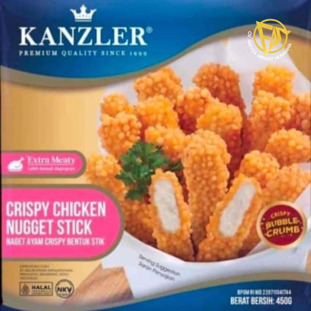

Kanzler Stik Crispy Chicken Nugget 450 gram / Crispy 120 gr / Smoked Beef 250 gr / ARENA PRABOT