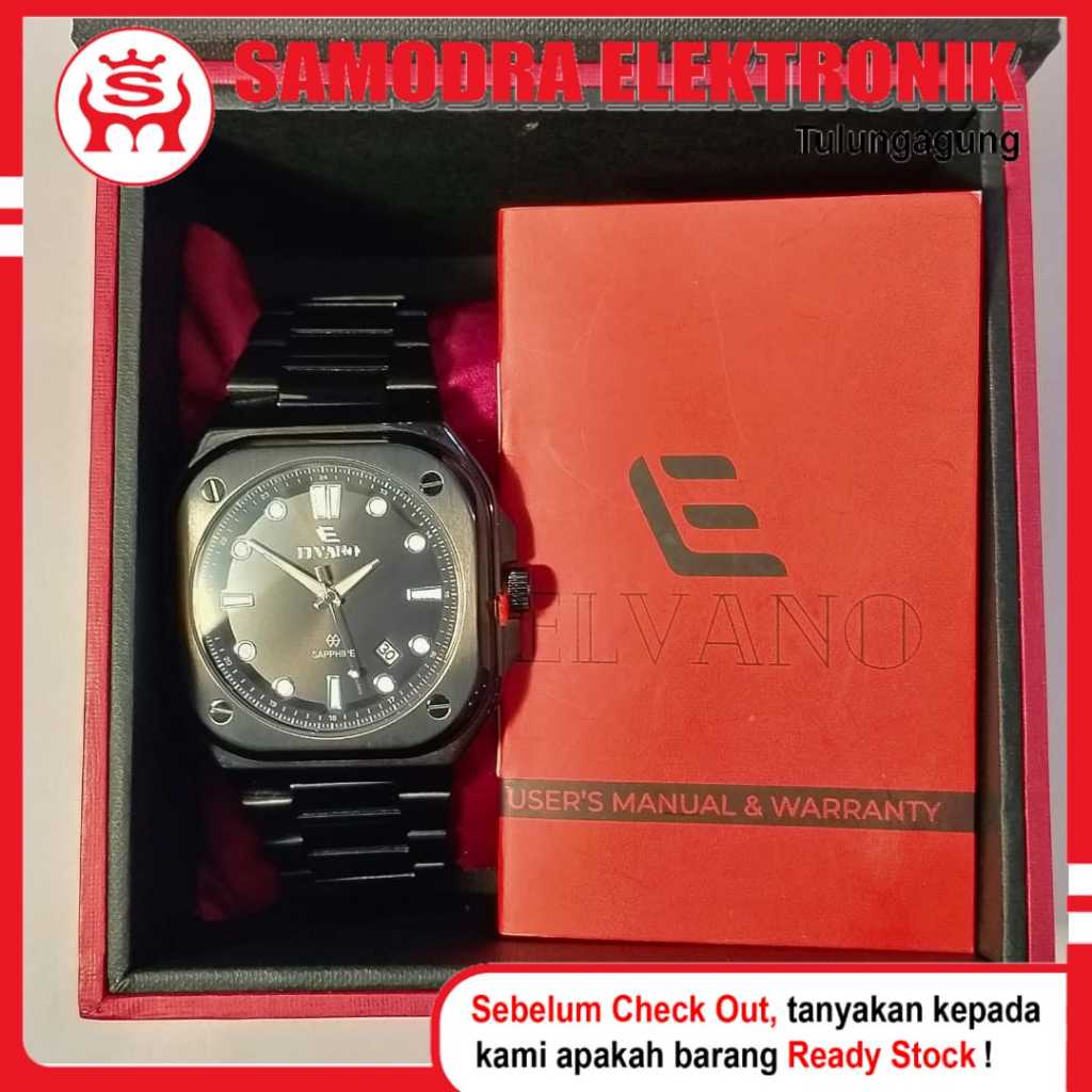 Jam Tangan Pria ELVANO EL-3112MA1-3BK