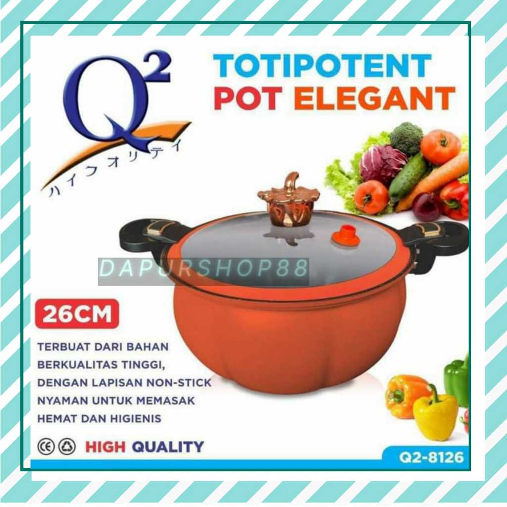 PRESTO Q2-8126 / PANCI PRESTO LABU 26CM Q2 8126 / TOTIPOTENT POT / PANCI PRESTO VIRAL / NON STICK PR
