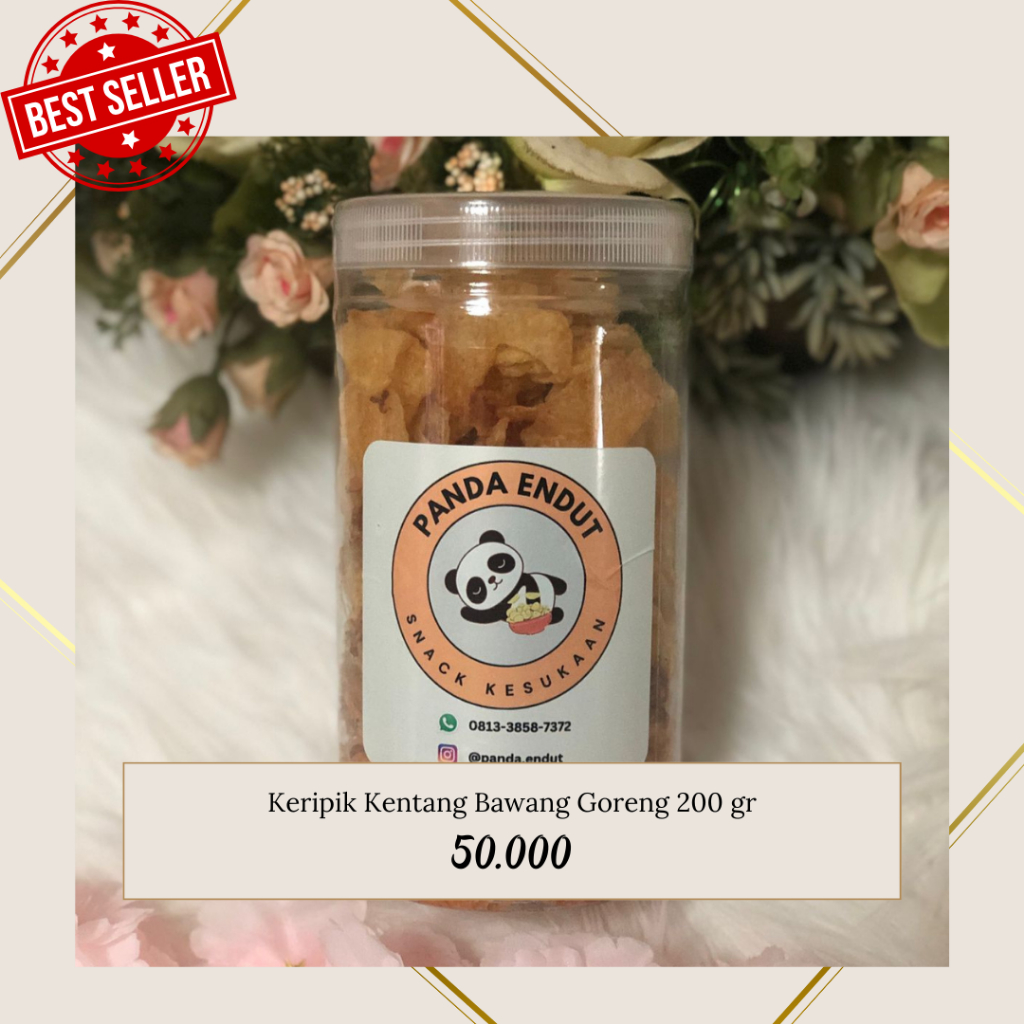 

Keripik Kentang Bawang Goreng 200 gr