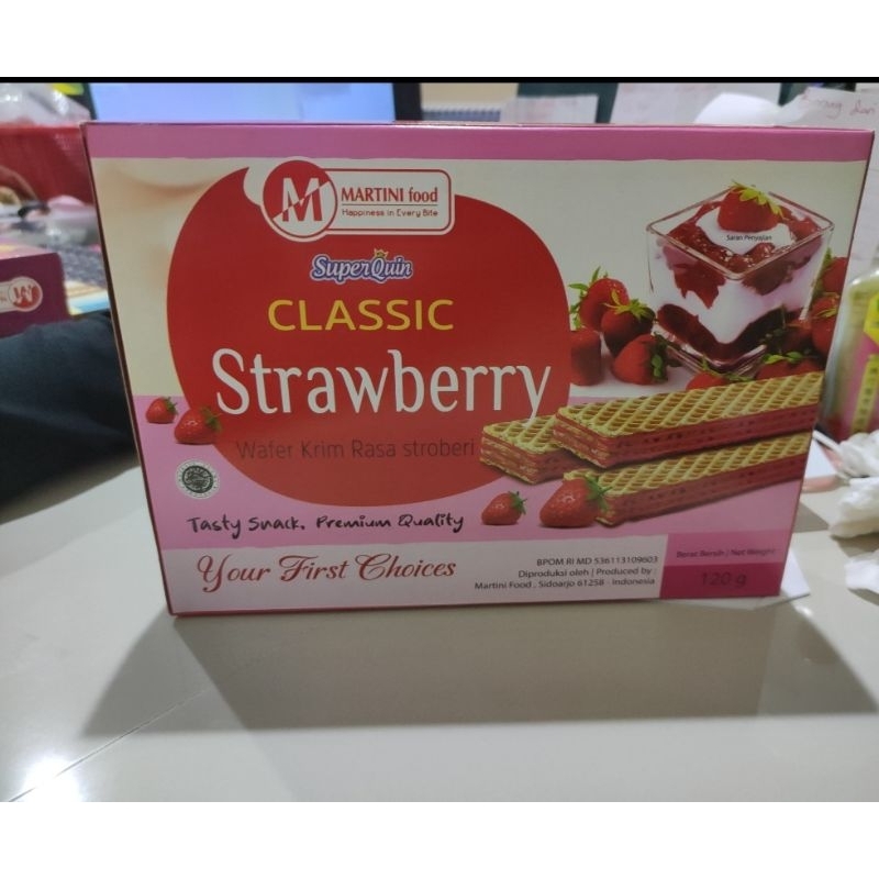 

Superquin Classic Strawberry 120g