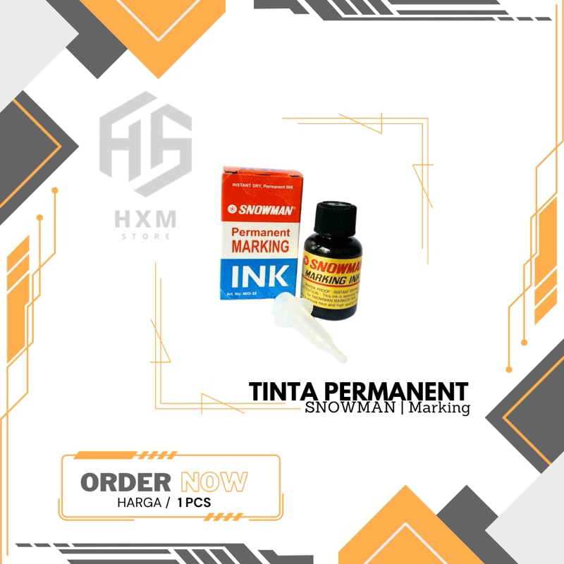 

Tinta Refill / Tinta Isi Ulang Spidol SNOWMAN Permanent [1 Pcs]