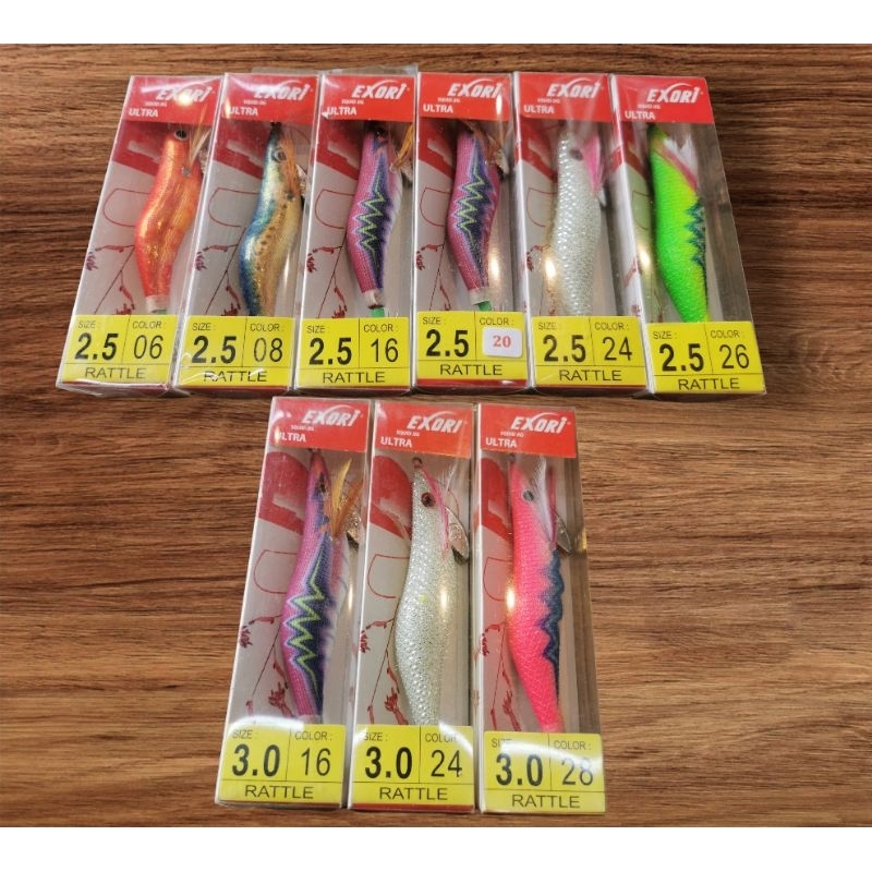 EXORI SQUID JIG RATTLE  2.5 / UMPAN CUMI