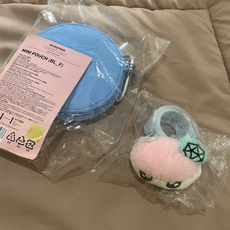 [READY STOCK] SEVENTEEN - CARATLAND 2023 MINI POUCH & CARATBONG BAND