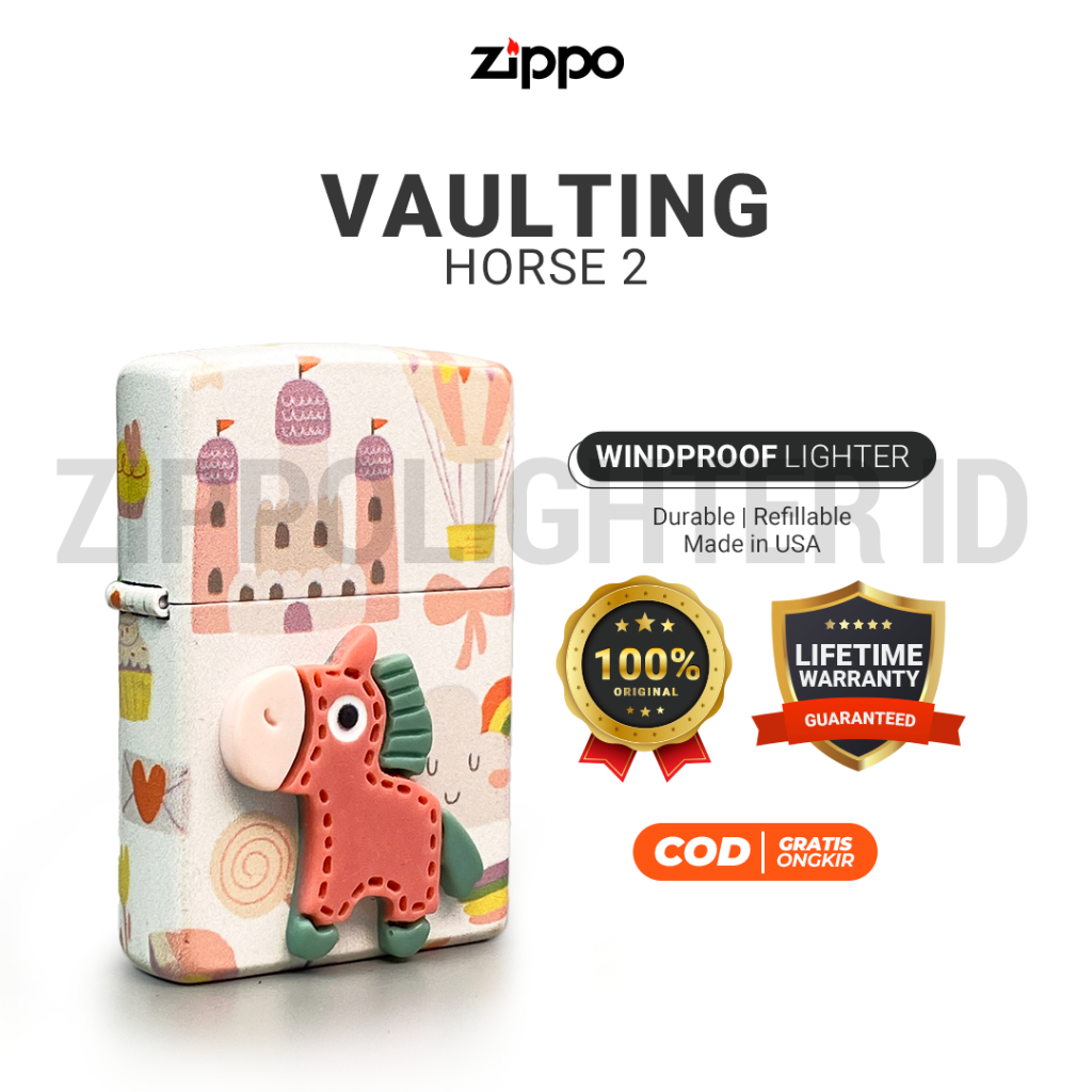 Korek Api Zippo Voulting Horse 2