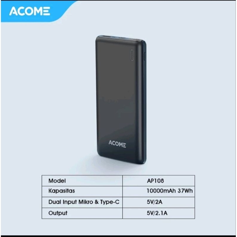 powerbank murah 10000mah acome