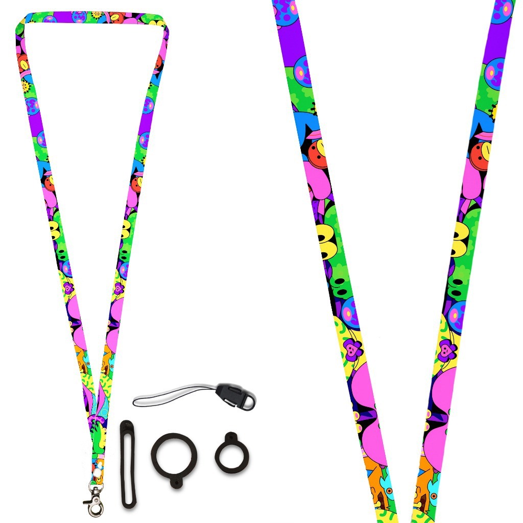 

ID HOLDER LANYARD ID CARD KARTU BANK PHOTOCARD GANTUNG LEHER HOLDER LANYARD ANIME DOODLE TRB15