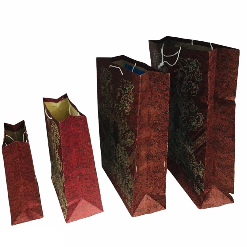 

Tas Paperbag Motif batik dan polos All Size Siap Kirim