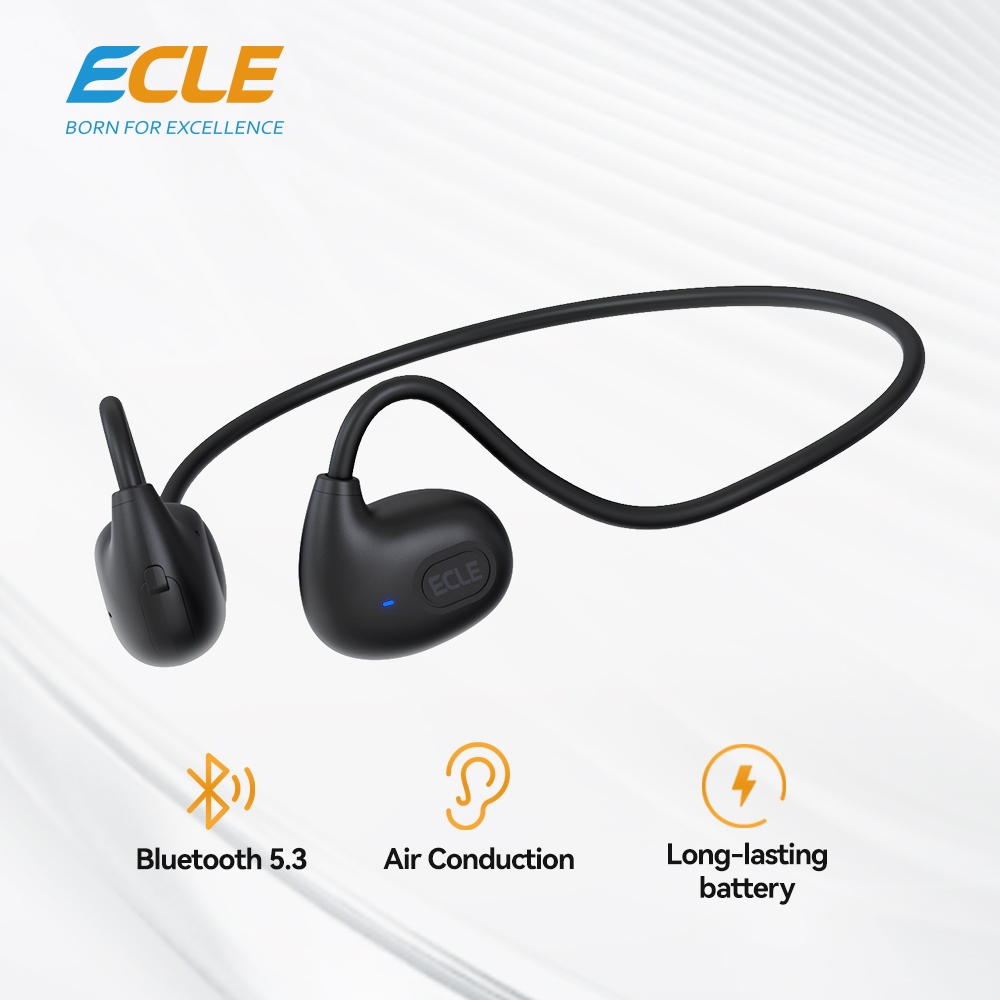 ECLE ES01 Open Ear Premium Sport Earphone Bluetooth IPX4 Waterproof Sport Neckband Headset Bluetooth