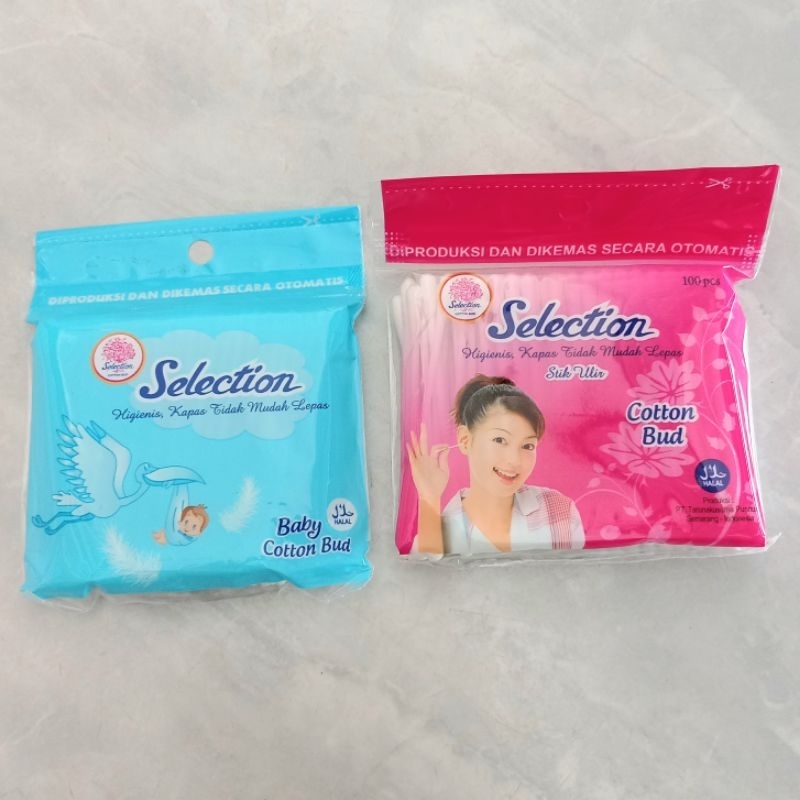 Selection Cotton Bud | Korek Telinga - Selection Baby Cotton Bud