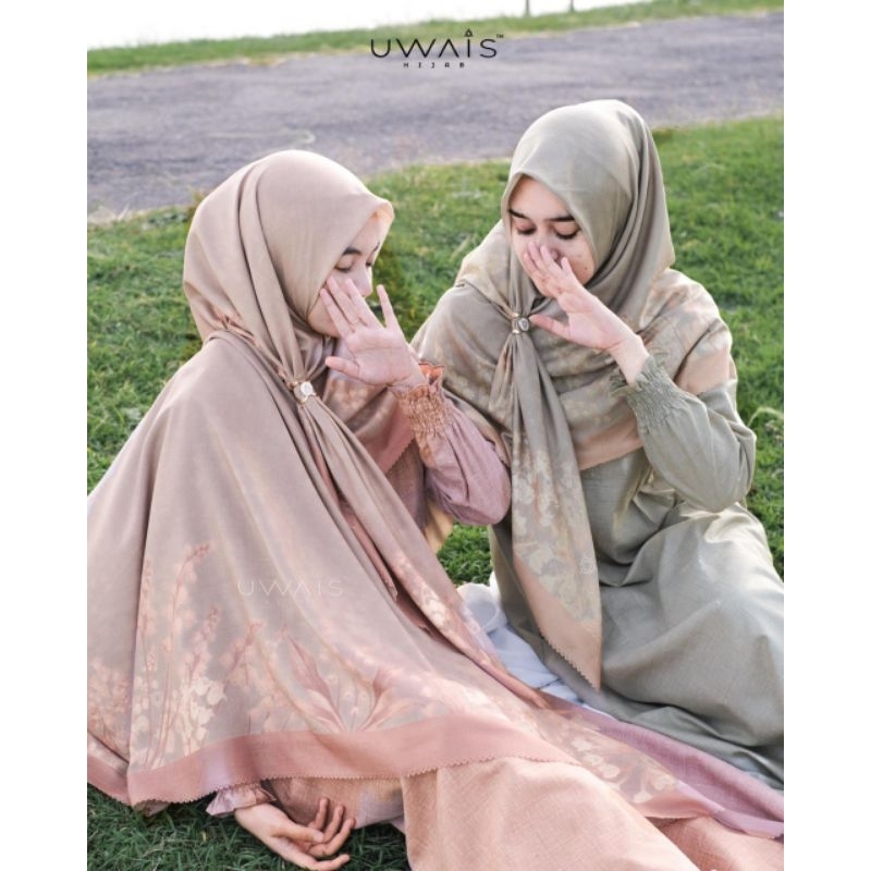 Ab. Hijab motif DELIANA DAN LILIA UWAIS