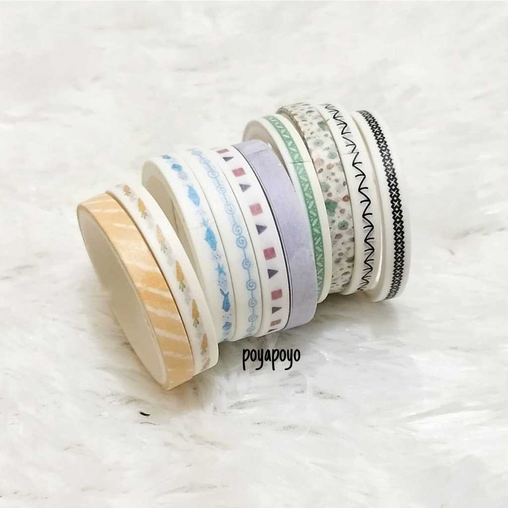

Washi tape selotip lucu aesthetic washi tape deco journaling scrapbook