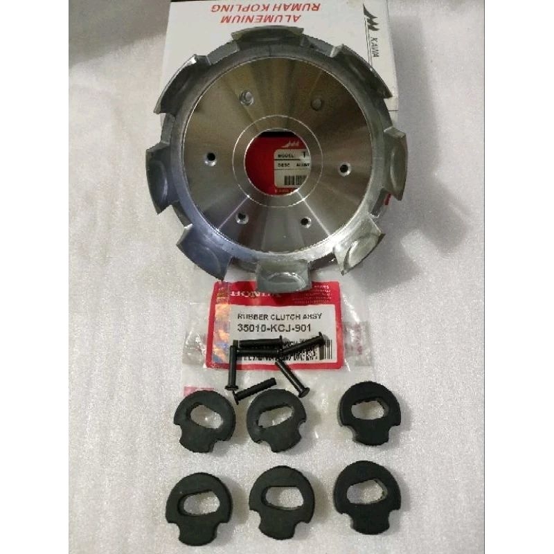 KARET + RUMAH KAMPAS KOPLING ALUMUNIUM KOPLING TIGER LAMA TIGER REVO MEGAPRO LAMA MEGAPRO PRIMUS