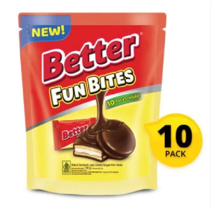 

Biskuit Roma BETTER FUN BITES Pouch 100gr isi 10 packs