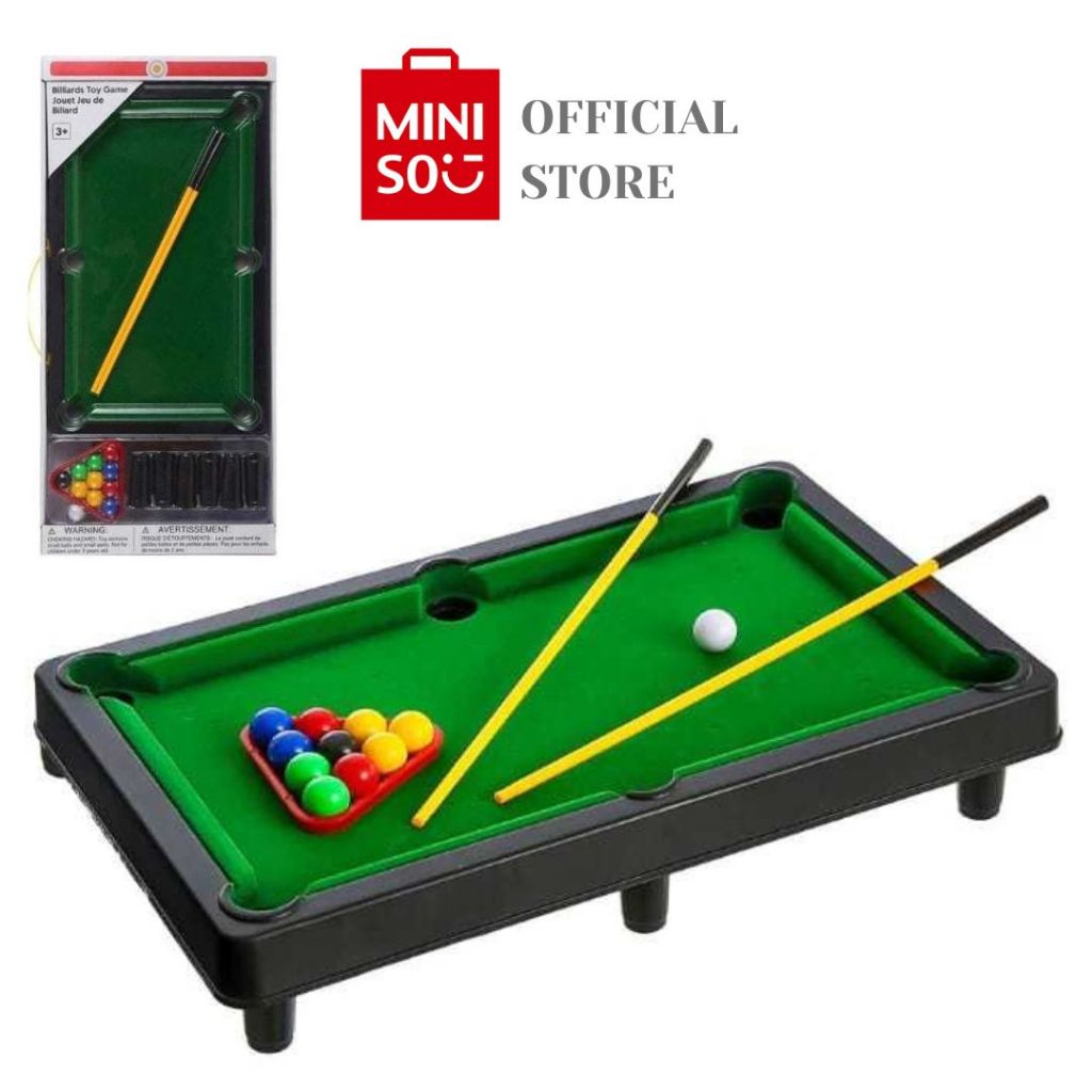 [FLASHSALE] MINISO BILLIARD TOY GAME | MAINAN BILLIARD | SAFETY BOARD MAGNETIC MAINAN MINISO