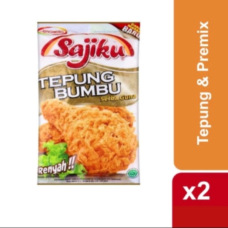 

Sajiku tepung bumbu serbaguna 75gr ( 2 Pcs )