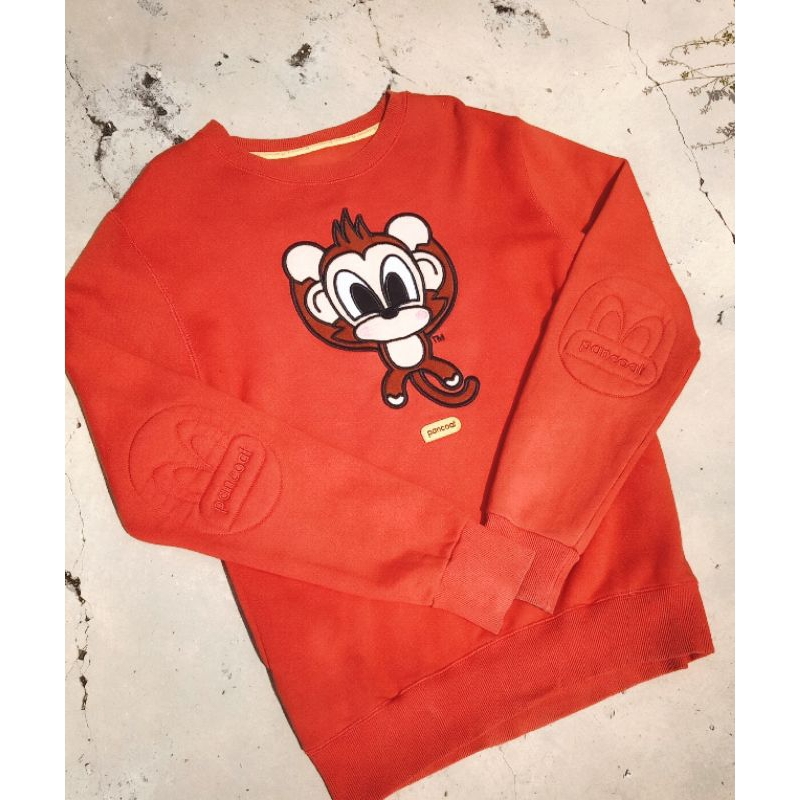 crewneck pancoat art monkey