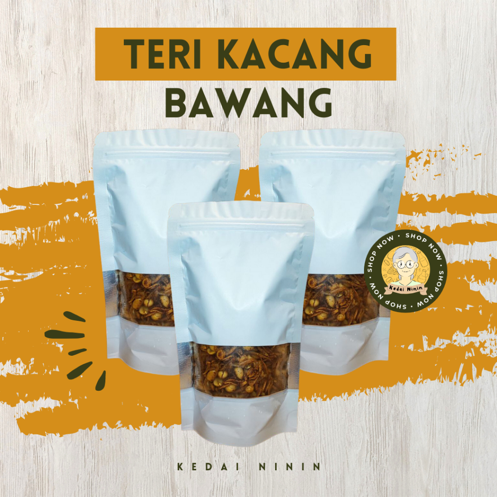 

TeriCang (Teri Bawang Kacang) 300gr