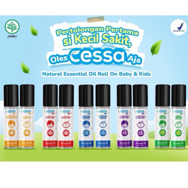 CESSA baby ESSENTIAL Oil 8 ml  , oil meredakan flu , perut kembung baby