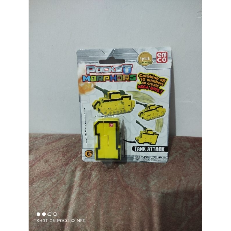 EMCO MEGA BOTZ POCKET MORPHERS - Number 1 / Angka 1