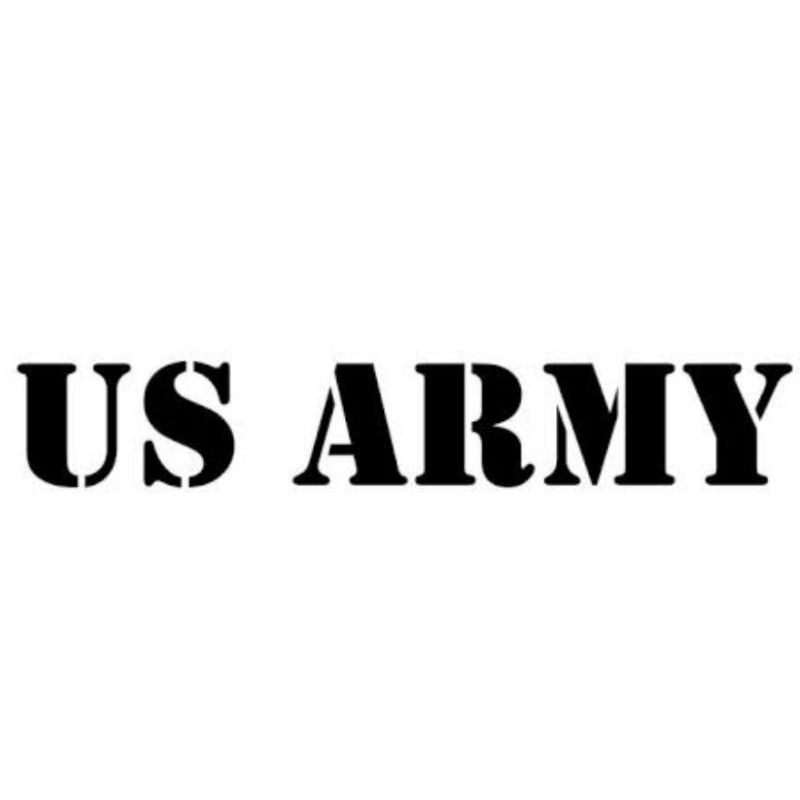 

Stiker Cutting US ARMY 15cmx4cm | Stiker Cutting custom