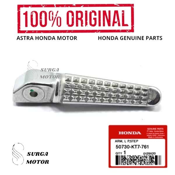 Footstep Foot Step Arm L P Pijakan Dudukan Kaki Belakang Kiri Back Left Honda CB 150 R Old Sonic Sup