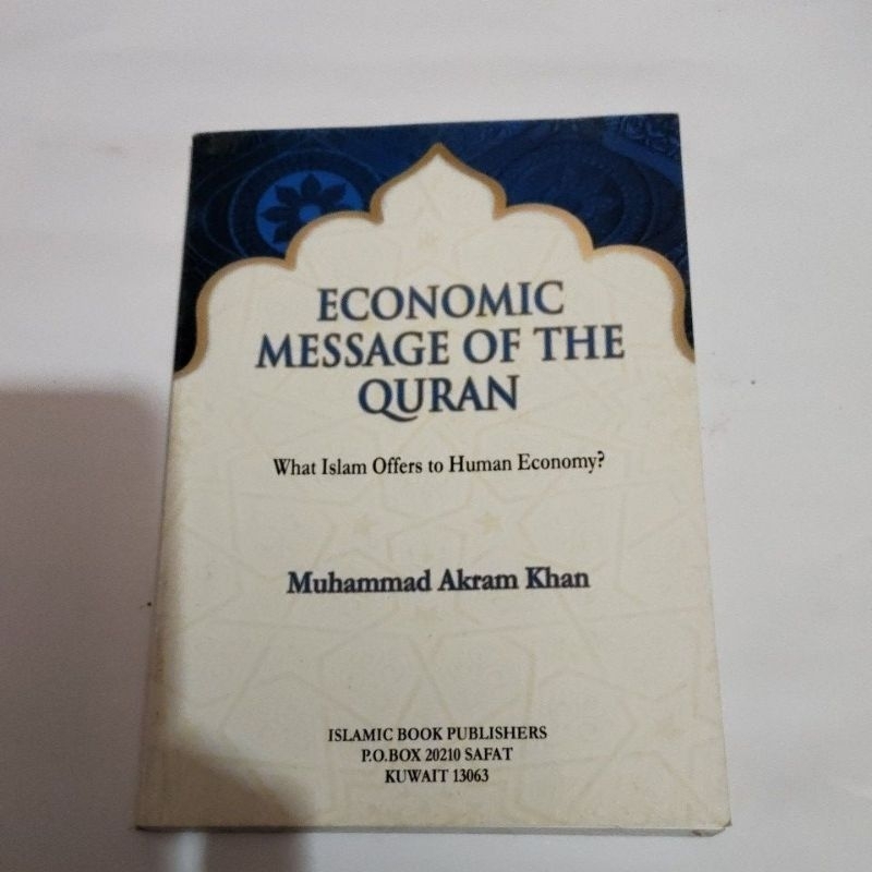 BUKU ORI ECONOMIC MESSAGE OF THE QURAN PENERBIT ISLAMIC BOOK PUBLISHERS