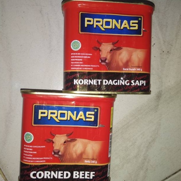 

Miliki Sekarang Kornet sapi pronas 34gr MSC