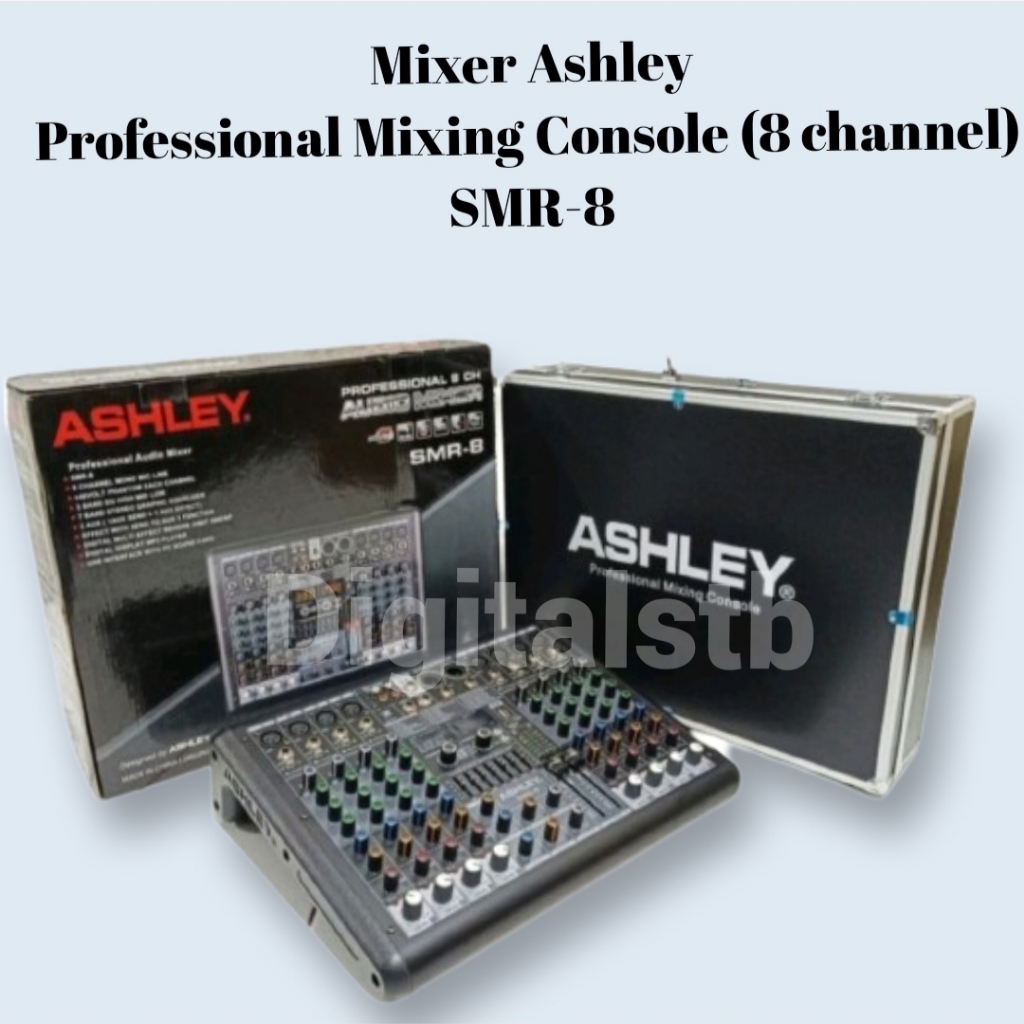 Mixer audio SMR-8 Ashley smr 8 original usb Interface USB MP3 BLUETOOTH