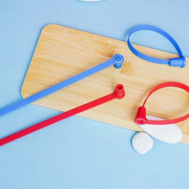 Segel Kontainer Locis Pintu Truk Segel Gelang Plastik Segel Pengiriman Logistik