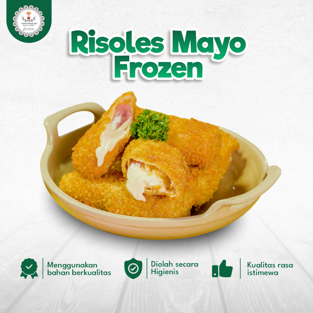 

Risol Mayo Frozen Food Risoles Mayones Mayonaise Telur Sosis Isi 10 Pcs Homemade Lezat Tanpa Pengawet