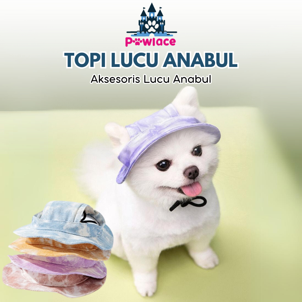 Topi Motif Galaxi Untuk Anjing Kucing - Furrentials Light Hat - Topi Summer Anjing Kucing - Aksesori