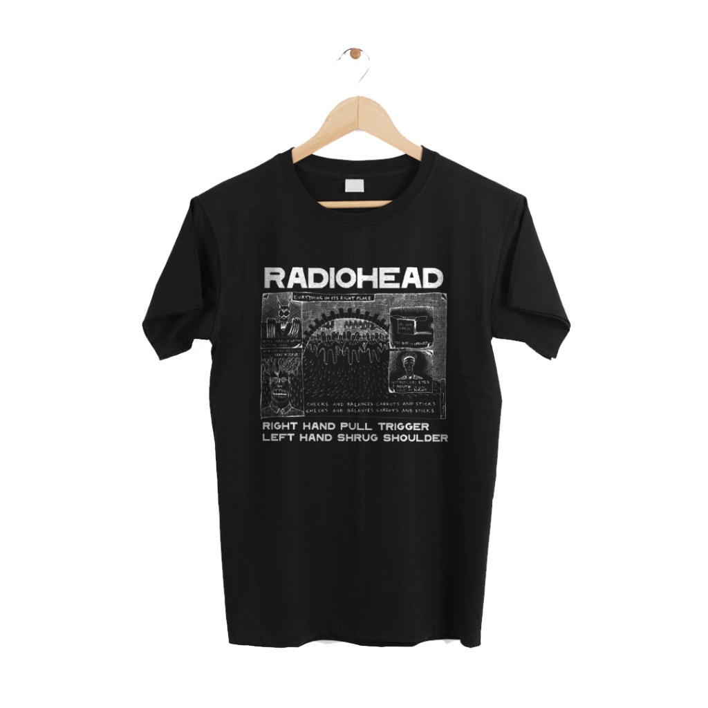Kaos Radiohead Tshirt Evrything Merch