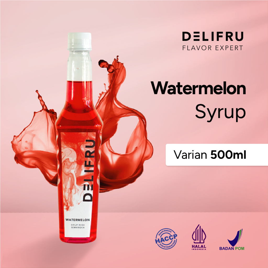 

Syrup Watermelon Delifru 500 ml - Sirup Semangka Premium