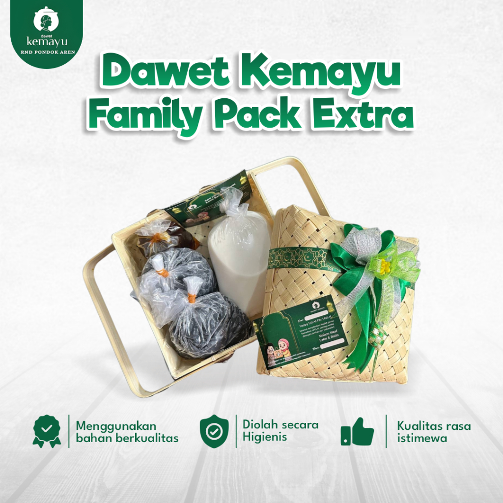 

Dawet Ireng Kemayu Family Pack Extra Es Cendol Hitam Untuk 6 Sampai 8 Orang Gula Aren Asli Homemade Lezat Tanpa Pengawet Menyegarkan HALAL