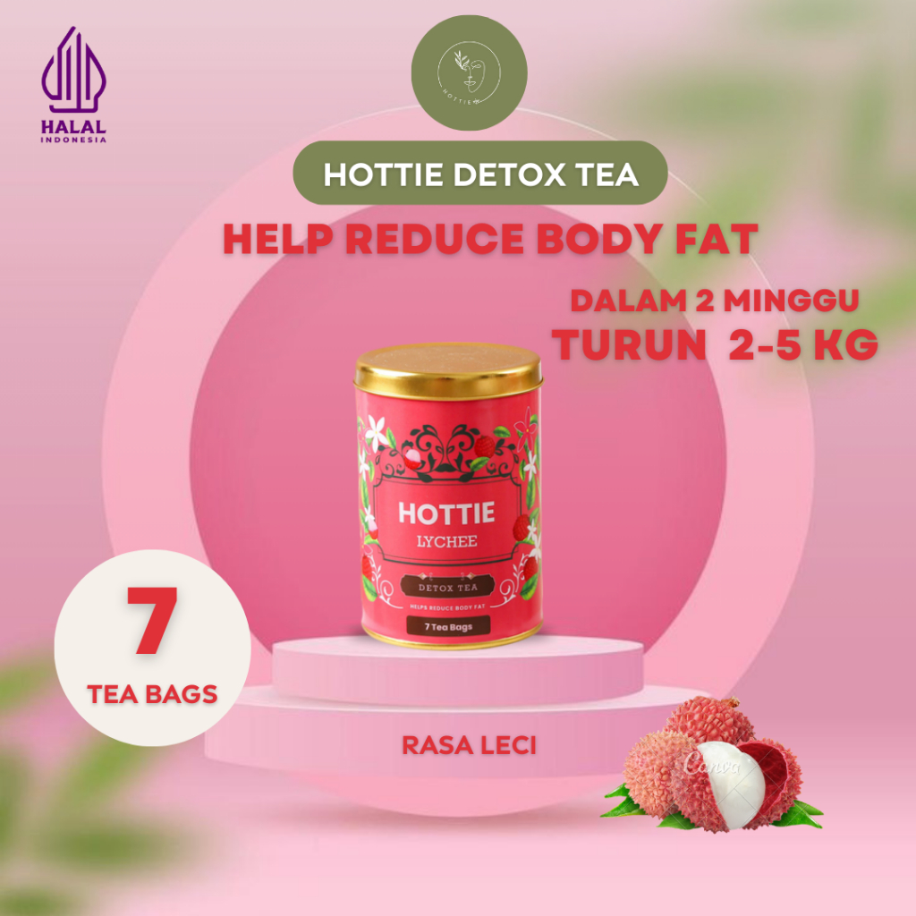 

HOTTIE Lychee Detox Tea (isi 7 tea bags)