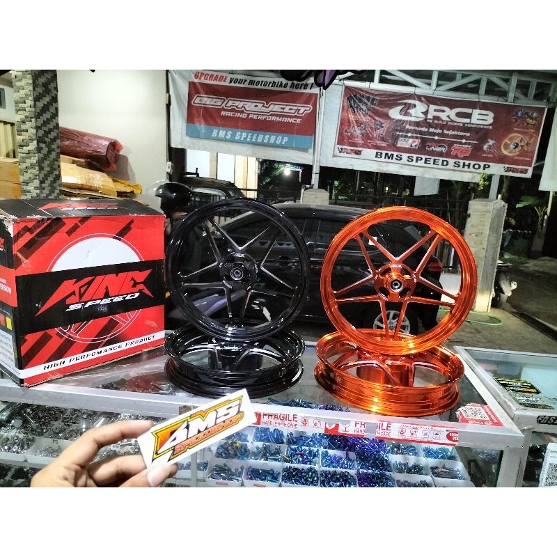 VELG KING SPEED DAN X1R STAR/BINTANG DAN P10 VARIO 125/150 OLD/NEW,BEAT,SCOPY,VARIO 110,SCOPY,BEAT D
