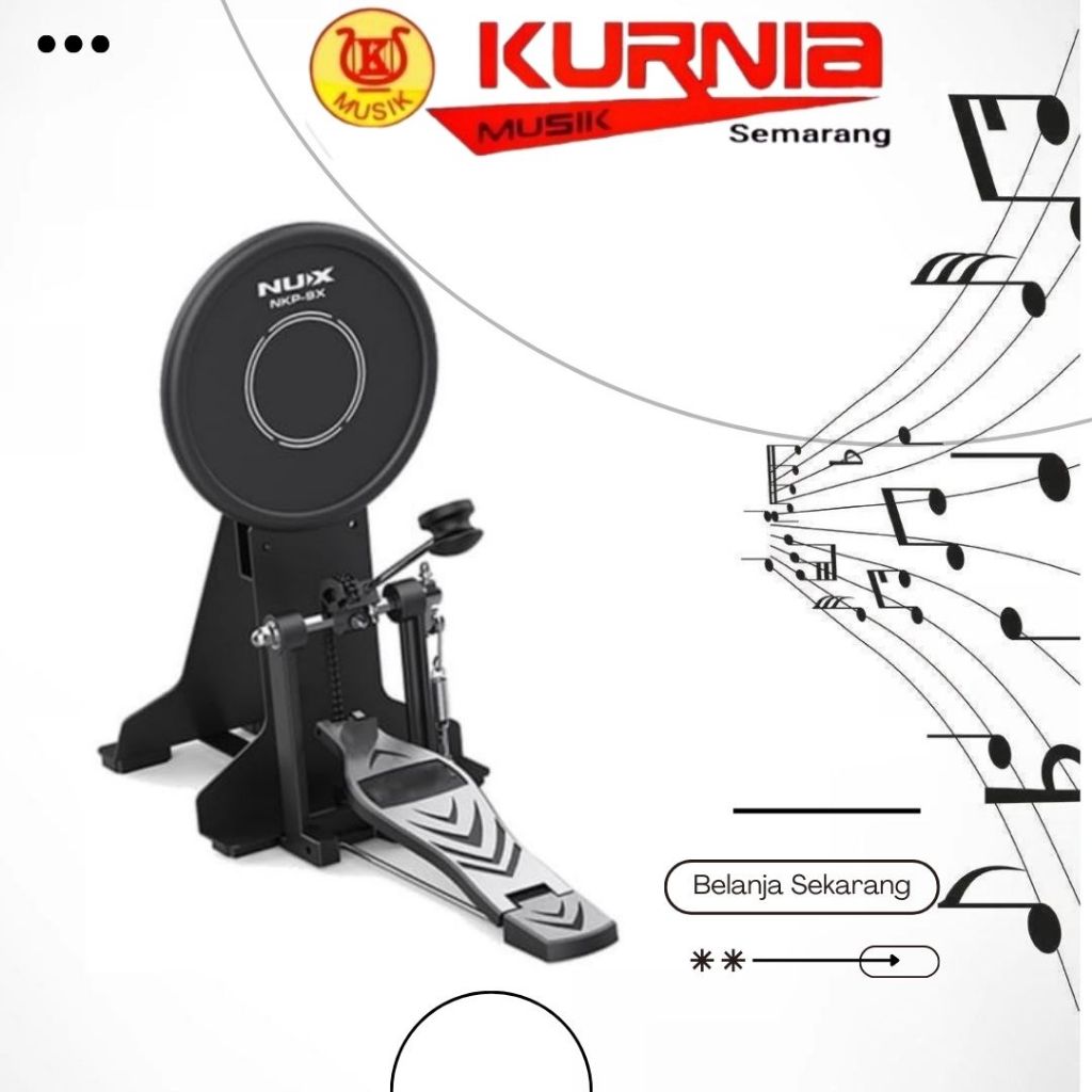 NUX PART DM210 SET-A/PART D210 SET A (KICKPDL,KBL,KICK HIHAT)