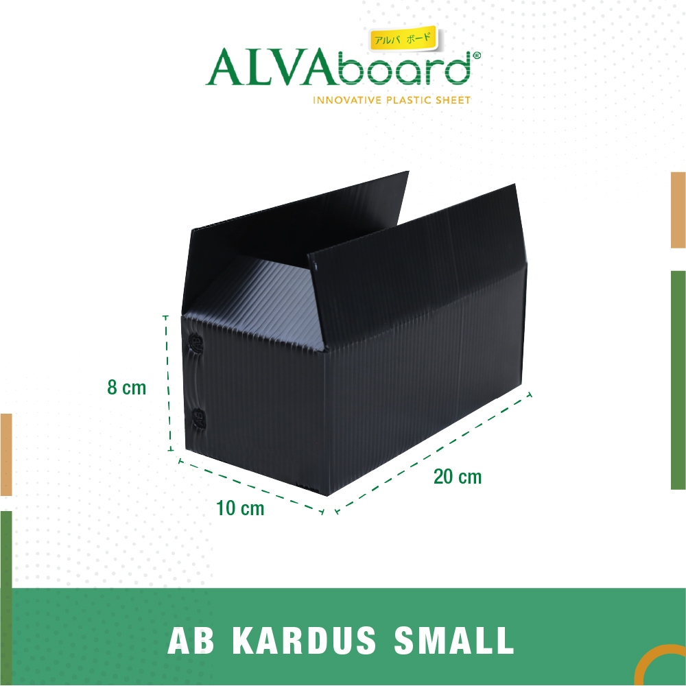 

Kardus Packaging ALVAboard Box Pengiriman Small Ukuran 20x10x8 cm (P x L x T)