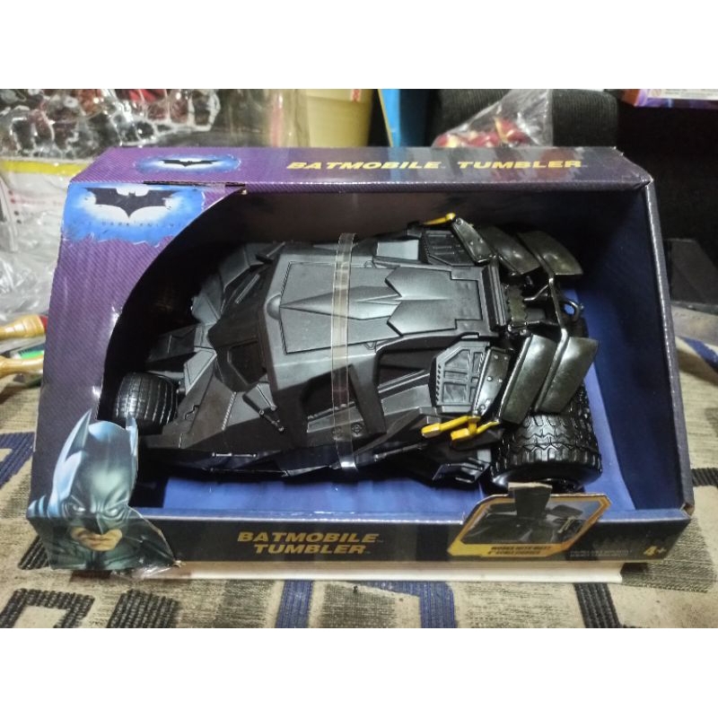 Batmobile figure mainan mobil batman tumbler mattel