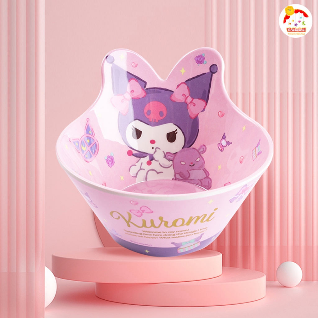 DISNEY ORIGINAL SPECIAL edition melamin  KUROMI  GELAS PIRING MANGKOK SENDOK GARPU  Hadiah Ulang Tah