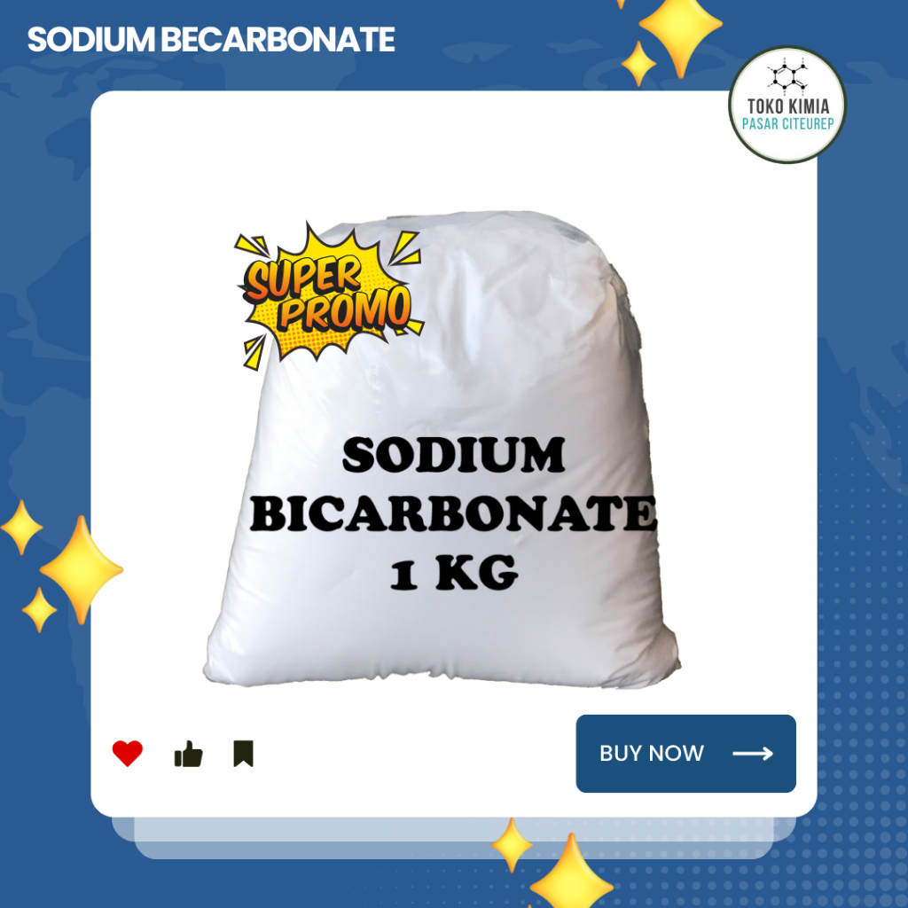 

SODIUM BICARBONAT/NATRIUM BICARBONAT/BAKING SODA/ SODA KUE KEMASAN 1KG