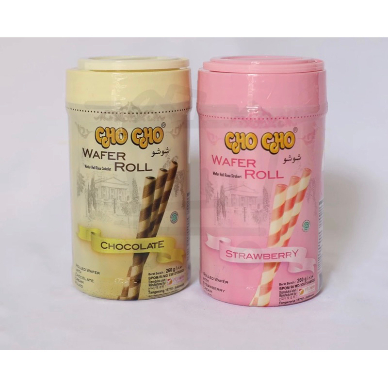 

Cho Cho Wafer Stick Chocolate, Strawberry, Coconut/Kelapa , Tiramisu Astor 260gr