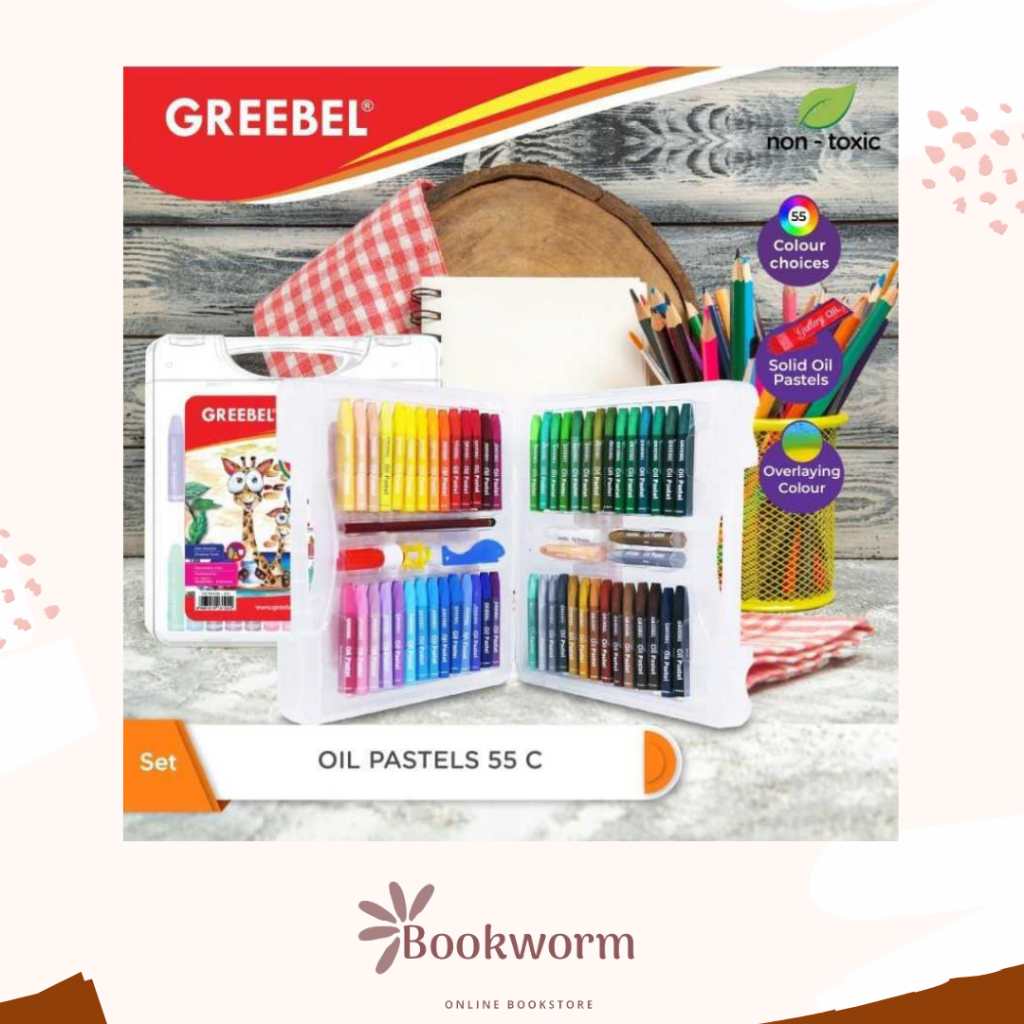 

Oil Pastel atau Crayon Greebel Isi 55 Warna
