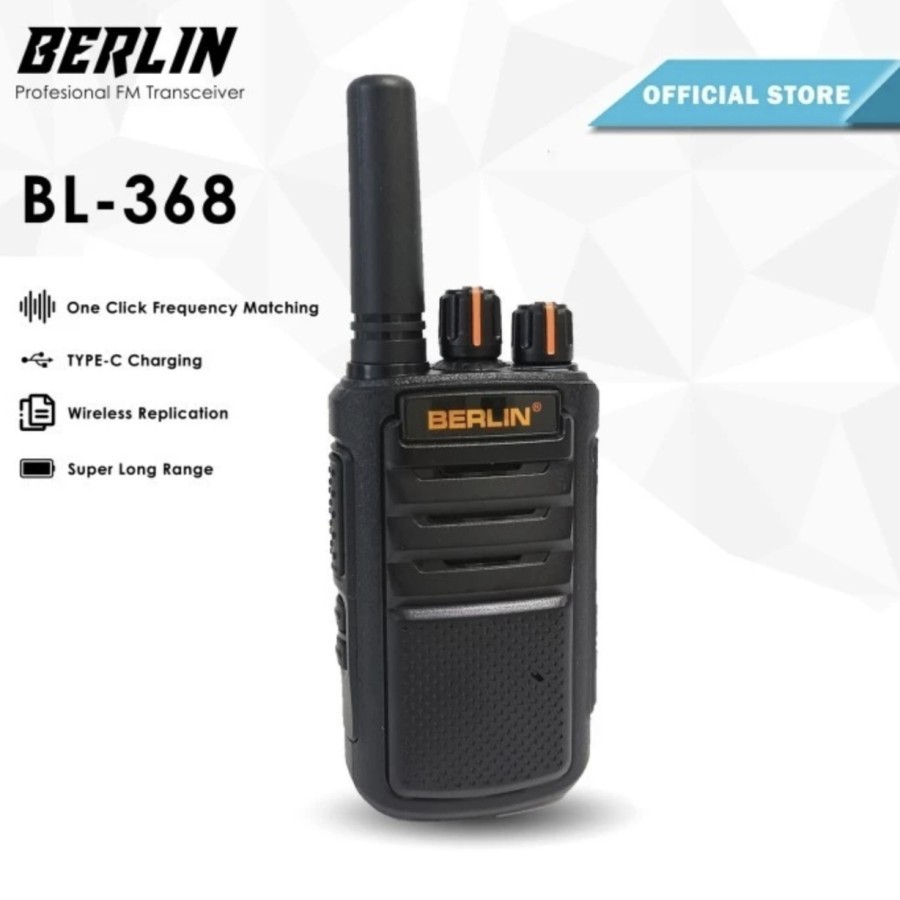 HT BERLIN BL-368 WALKIE TALKIE ORIGINAL GARANSI RESMI