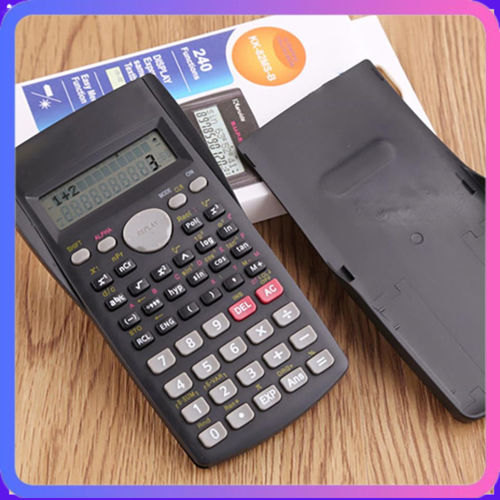 

Kalkulator Alat Hitung Kalkulator Ilmiah 240, Kalkulator Fungsi DEXIN Kalkulator Elektronik Scientific Calculator - KK-82MS