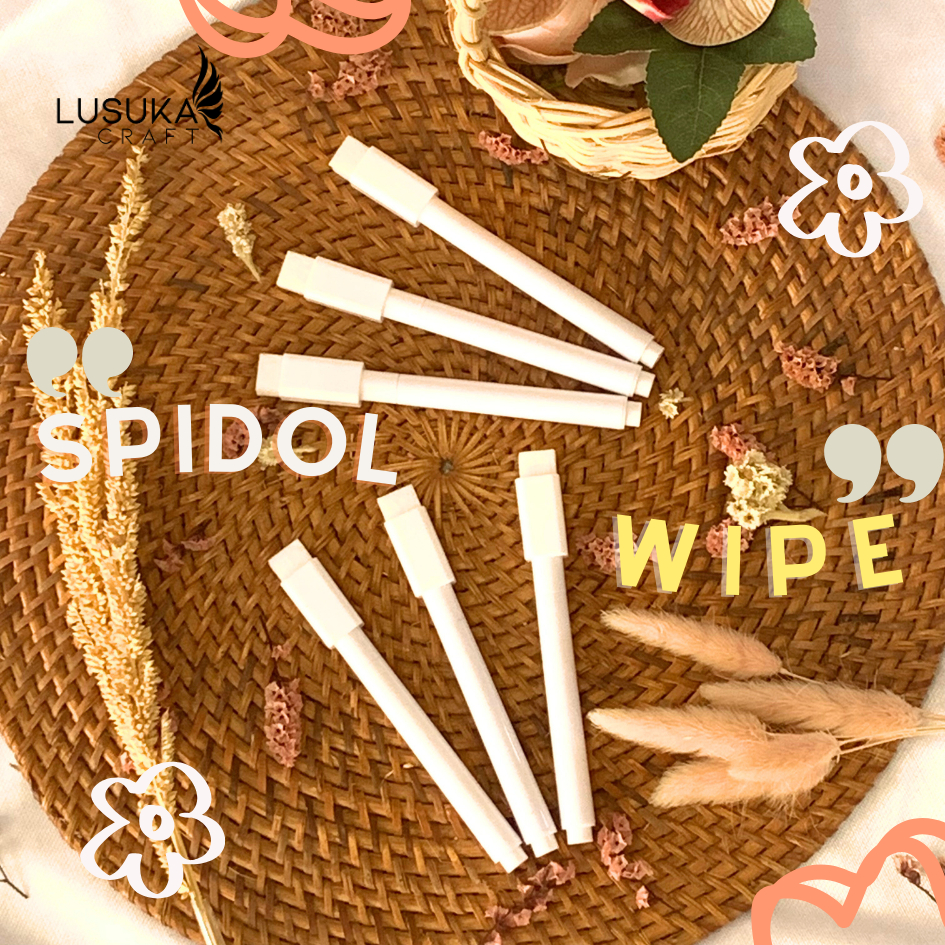

SPIDOL WIPE & CLEAN Spidol Warna Hitam & Putih Lusuka Craft