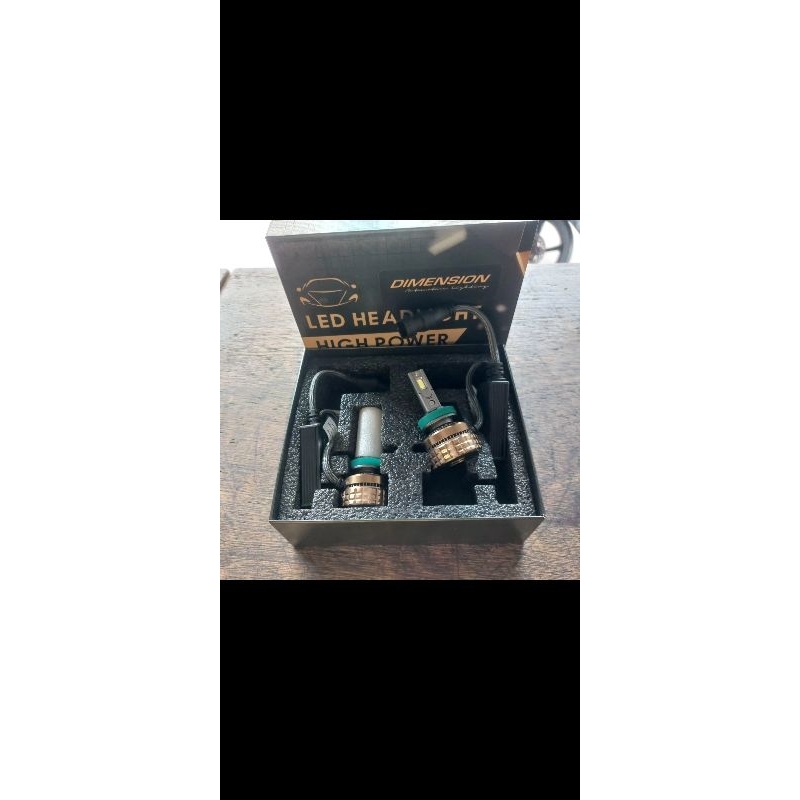 LAMPU LED H4/H11 MOBIL XHP50 6000K DIMENSION 100WATT